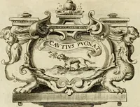 An illustration from Siluestri à Petrasancta Symbola heroica (1682)