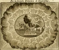 An illustration from Simboli predicabili : estratti da sacri evangeli che corrono nella quadragesima : delineati con morali, & eruditi discorsi (1692)