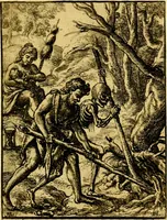 Picture 12 of 90 from Simolachri, historie, e figure de la morte. La medicina de l'anima [di Urbanus Rhegius] Il modo, e la via di consolar gl'infermi. Un sermone di San Cipriano, de la mortalità. Due orationi, l'una à Dio, e l'altra à Christo. Un sermone di D. Giovan Chrisostomo, che ci essorta à patienza. Aiuntovi de novo molte figure mai più stampate (1549), leaf 16