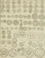 An illustration from Simon's Essay on Irish coins, and of the currency of foreign monies in Ireland; with Mr. Snelling's supplement (1810)