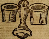 An illustration from Sinceri Renati Sämtliche Philosophisch- und Chymische Schrifften, als: I. Die wahrhaffte und vollkommene Bereitung des Philosophischen Steins, &c. II. Theo-Philosophia Theoretico-Practica, oder der wahre Grund Göttlicher und natürlicher Erkänntniss &c. III. Goldene Qvelle der Natur und Kunst, bestehend in lauter Experimentis und chymischen Handgriffen &c (1741)