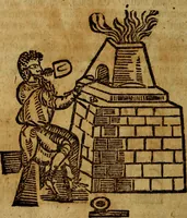 An illustration from Sinceri Renati Sämtliche Philosophisch- und Chymische Schrifften, als: I. Die wahrhaffte und vollkommene Bereitung des Philosophischen Steins, &c. II. Theo-Philosophia Theoretico-Practica, oder der wahre Grund Göttlicher und natürlicher Erkänntniss &c. III. Goldene Qvelle der Natur und Kunst, bestehend in lauter Experimentis und chymischen Handgriffen &c (1741)