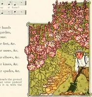 Picture 10 of 81 from The singing circle; a picture book of action songs, other songs, and dances (1911), leaf 31