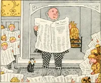 Picture 15 of 81 from The singing circle; a picture book of action songs, other songs, and dances (1911), leaf 35