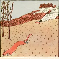 Picture 20 of 81 from The singing circle; a picture book of action songs, other songs, and dances (1911), leaf 40