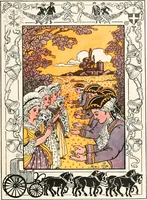 Picture 21 of 81 from The singing circle; a picture book of action songs, other songs, and dances (1911), leaf 42