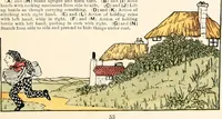 Picture 35 of 81 from The singing circle; a picture book of action songs, other songs, and dances (1911), leaf 58