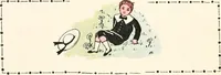 Picture 54 of 81 from The singing circle; a picture book of action songs, other songs, and dances (1911), leaf 69