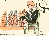 Picture 55 of 81 from The singing circle; a picture book of action songs, other songs, and dances (1911), leaf 69
