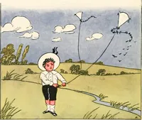 An illustration from The singing circle; a picture book of action songs, other songs, and dances (1911)