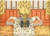 Picture 71 of 81 from The singing circle; a picture book of action songs, other songs, and dances (1911), leaf 82