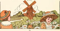 Picture 72 of 81 from The singing circle; a picture book of action songs, other songs, and dances (1911), leaf 83
