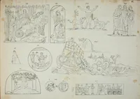 An illustration from Sinnbilder und Kunstvorstellungen der alten Christen (1825)