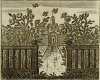 An illustration from Sinne- en minne-beelden ; Selfstryt ; Tooneel der mannelyke agtbaarheydt ; Galathea of Herderskalsgt ; Klagende maegden : en andere mengelrymen (1779)