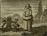 An illustration from Sinne- en minne-beelden ; Selfstryt ; Tooneel der mannelyke agtbaarheydt ; Galathea of Herderskalsgt ; Klagende maegden : en andere mengelrymen (1779)