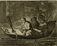 An illustration from Sinne- en minne-beelden ; Selfstryt ; Tooneel der mannelyke agtbaarheydt ; Galathea of Herderskalsgt ; Klagende maegden : en andere mengelrymen (1779)