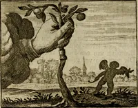 An illustration from Sinne- en minne-beelden ; Selfstryt ; Tooneel der mannelyke agtbaarheydt ; Galathea of Herderskalsgt ; Klagende maegden : en andere mengelrymen (1779)