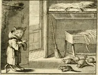 Picture 28 of 140 from Sinryke fabulen : verklaart en toegepast tot alderley zeede-lessen, dienstig om waargenoomen te werden in het menschelijke en burgerlijke leeven (1685), leaf 140