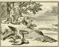 Picture 4 of 140 from Sinryke fabulen : verklaart en toegepast tot alderley zeede-lessen, dienstig om waargenoomen te werden in het menschelijke en burgerlijke leeven (1685), leaf 26