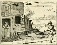 Picture 6 of 140 from Sinryke fabulen : verklaart en toegepast tot alderley zeede-lessen, dienstig om waargenoomen te werden in het menschelijke en burgerlijke leeven (1685), leaf 38