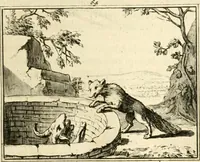 Picture 88 of 140 from Sinryke fabulen : verklaart en toegepast tot alderley zeede-lessen, dienstig om waargenoomen te werden in het menschelijke en burgerlijke leeven (1685), leaf 396