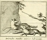 Picture 97 of 140 from Sinryke fabulen : verklaart en toegepast tot alderley zeede-lessen, dienstig om waargenoomen te werden in het menschelijke en burgerlijke leeven (1685), leaf 446