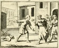 Picture 134 of 140 from Sinryke fabulen : verklaart en toegepast tot alderley zeede-lessen, dienstig om waargenoomen te werden in het menschelijke en burgerlijke leeven (1685), leaf 708