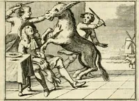 Picture 14 of 140 from Sinryke fabulen : verklaart en toegepast tot alderley zeede-lessen, dienstig om waargenoomen te werden in het menschelijke en burgerlijke leeven (1685), leaf 76