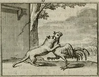 Picture 26 of 133 from Sinryke fabulen : verklaart en toegepast tot alderley zeede-lessen, dienstig om waargenoomen te werden in het menschelijke en burgerlijke leeven (1685), leaf 134