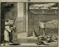 Picture 28 of 133 from Sinryke fabulen : verklaart en toegepast tot alderley zeede-lessen, dienstig om waargenoomen te werden in het menschelijke en burgerlijke leeven (1685), leaf 140