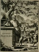 Picture 1 of 133 from Sinryke fabulen : verklaart en toegepast tot alderley zeede-lessen, dienstig om waargenoomen te werden in het menschelijke en burgerlijke leeven (1685), leaf 6