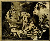 An illustration from Sinryke fabulen, : verklaart en toegepast tot alderley zeede-lessen, dienstig om waargenoomen te werden in het menschelijke en burgerlijke leeven (1685)