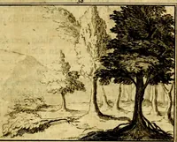 An illustration from Sinryke fabulen, : verklaart en toegepast tot alderley zeede-lessen, dienstig om waargenoomen te werden in het menschelijke en burgerlijke leeven (1685)