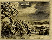 An illustration from Sinryke fabulen, : verklaart en toegepast tot alderley zeede-lessen, dienstig om waargenoomen te werden in het menschelijke en burgerlijke leeven (1685)