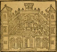 An illustration from Sito, et antichita della citta di Pozzuolo : e del suo amenissimo distretto. Con la descrittione di tutti i luoghi notabili ... e di Cuma, et di Baia, e di Miseno ... con le figure de gli edifici, e con gli epitafi che vi sono. (1591)