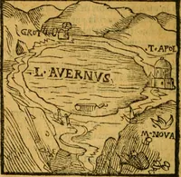 An illustration from Sito, et antichita della citta di Pozzuolo : e del suo amenissimo distretto. Con la descrittione di tutti i luoghi notabili ... e di Cuma, et di Baia, e di Miseno ... con le figure de gli edifici, e con gli epitafi che vi sono. (1591)