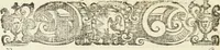 An illustration from Vaticinia, siue, Prophetiae Abbatis Ioachimi & Anselmi episcopi marsicani ... : qvibvs rota et oraculum turcicum maxime considerationis adiecta sunt : vnà cum praefatione et adnotationibus Paschalini Regiselmi = Vaticinii, ouero, Profetie dell'abbate Gioachino & di Anselmo vescovo di Marsico ... : a qvalli e aggionta una ruota et un' oracolo turchesco di grandissima cosideratione : insieme con la prefatione et annotationi di Pasqualino Regiselmo (1600)