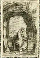 Picture 8 of 53 from Vaticinia, siue, Prophetiae Abbatis Ioachimi & Anselmi episcopi marsicani ... : qvibvs rota et oraculum turcicum maxime considerationis adiecta sunt : vnà cum praefatione et adnotationibus Paschalini Regiselmi = Vaticinii, ouero, Profetie dell'abbate Gioachino & di Anselmo vescovo di Marsico ... : a qvalli e aggionta una ruota et un' oracolo turchesco di grandissima cosideratione : insieme con la prefatione et annotationi di Pasqualino Regiselmo (1600), leaf 27