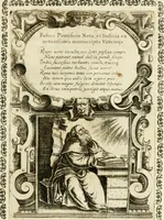 Picture 11 of 53 from Vaticinia, siue, Prophetiae Abbatis Ioachimi & Anselmi episcopi marsicani ... : qvibvs rota et oraculum turcicum maxime considerationis adiecta sunt : vnà cum praefatione et adnotationibus Paschalini Regiselmi = Vaticinii, ouero, Profetie dell'abbate Gioachino & di Anselmo vescovo di Marsico ... : a qvalli e aggionta una ruota et un' oracolo turchesco di grandissima cosideratione : insieme con la prefatione et annotationi di Pasqualino Regiselmo (1600), leaf 36