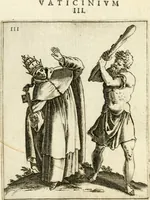 Picture 14 of 53 from Vaticinia, siue, Prophetiae Abbatis Ioachimi & Anselmi episcopi marsicani ... : qvibvs rota et oraculum turcicum maxime considerationis adiecta sunt : vnà cum praefatione et adnotationibus Paschalini Regiselmi = Vaticinii, ouero, Profetie dell'abbate Gioachino & di Anselmo vescovo di Marsico ... : a qvalli e aggionta una ruota et un' oracolo turchesco di grandissima cosideratione : insieme con la prefatione et annotationi di Pasqualino Regiselmo (1600), leaf 41