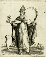 Picture 30 of 53 from Vaticinia, siue, Prophetiae Abbatis Ioachimi & Anselmi episcopi marsicani ... : qvibvs rota et oraculum turcicum maxime considerationis adiecta sunt : vnà cum praefatione et adnotationibus Paschalini Regiselmi = Vaticinii, ouero, Profetie dell'abbate Gioachino & di Anselmo vescovo di Marsico ... : a qvalli e aggionta una ruota et un' oracolo turchesco di grandissima cosideratione : insieme con la prefatione et annotationi di Pasqualino Regiselmo (1600), leaf 77