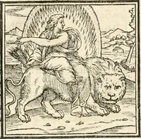 An illustration from Hieroglyphica, sive, De sacris Aegyptiorvm aliarvmqve gentivm literis commentarij (1567)