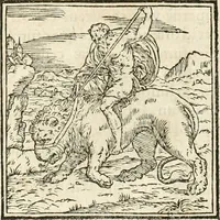 An illustration from Hieroglyphica, sive, De sacris Aegyptiorvm aliarvmqve gentivm literis commentarij (1567)