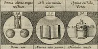 An illustration from Emblemata, sive Symbola : a Principibus, viris Eeclesiasticis, ac Militaribus, alijsque vsurpanda = Deuises, ou, Emblemes : pour Princes, gens d'Eglise, gens de guerre, & aultres (1624)