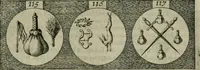 An illustration from Emblemata, sive Symbola : a Principibus, viris Eeclesiasticis, ac Militaribus, alijsque vsurpanda = Deuises, ou, Emblemes : pour Princes, gens d'Eglise, gens de guerre, & aultres (1624)