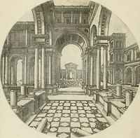 Picture 97 of 112 from [Six suites of engravings] (1549), leaf 195