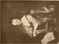 An illustration from Illustrated catalogue of the sixth series of 100 paintings by old masters of the Dutch, Flemish, Italian, French, and English schools : being a portion of the Sedelmeyer Gallery which contains over 1500 original pictures by ancient and modern artists (1900)