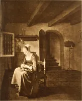 An illustration from Illustrated catalogue of the sixth series of 100 paintings by old masters of the Dutch, Flemish, Italian, French, and English schools : being a portion of the Sedelmeyer Gallery which contains over 1500 original pictures by ancient and modern artists (1900)