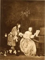 An illustration from Illustrated catalogue of the sixth series of 100 paintings by old masters of the Dutch, Flemish, Italian, French, and English schools : being a portion of the Sedelmeyer Gallery which contains over 1500 original pictures by ancient and modern artists (1900)