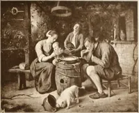 An illustration from Illustrated catalogue of the sixth series of 100 paintings by old masters of the Dutch, Flemish, Italian, French, and English schools : being a portion of the Sedelmeyer Gallery which contains over 1500 original pictures by ancient and modern artists (1900)